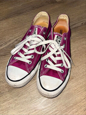 Converse Chuck Taylor All Star Low Top Sneakers Pink & White